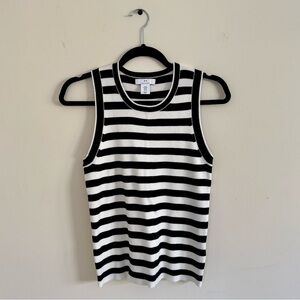 Halston Striped Tank Top